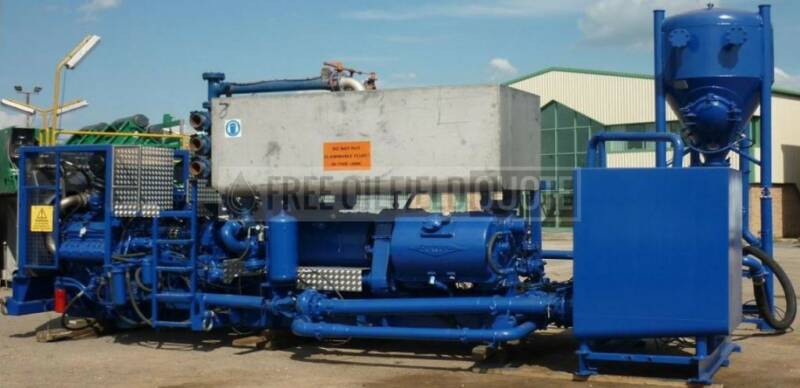 Twin Cement Pumping Skid
