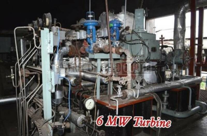 6 MW Steam powered Steam Turbine Generator