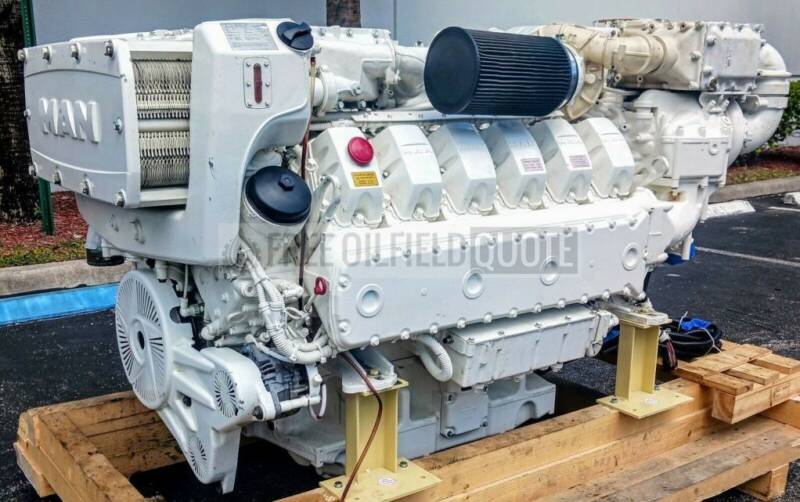 MAN D2862 LE436 Marine Diesel Engine_1