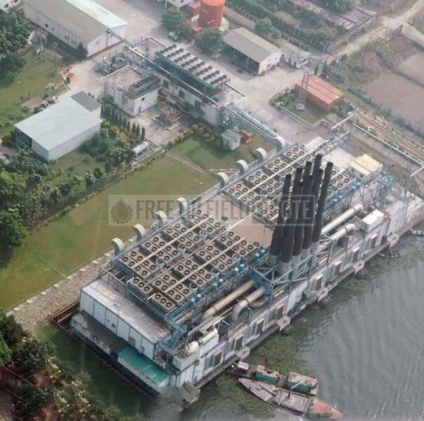 Barge Mounted Power Plant