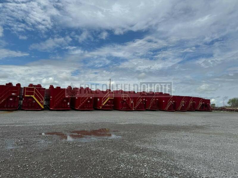 500 BBL Frac Tanks with Double Busters and Single Busters