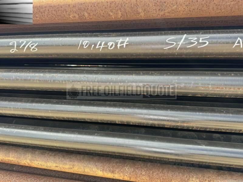 2.875in OD 10.40lb. Grade S-135 Drill Pipe