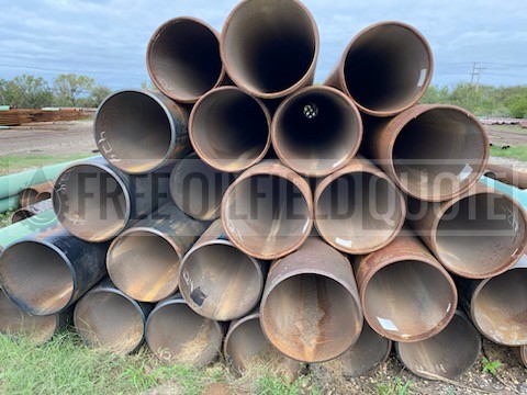 20in OD .625in Wall X65 New Surplus Pipe