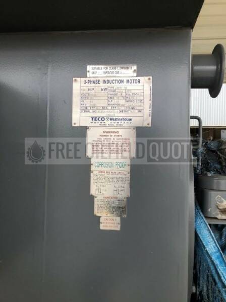 Ariel JGT-2-1 Westinghouse 750 HP Motor Single Stage Compressor Package (2)