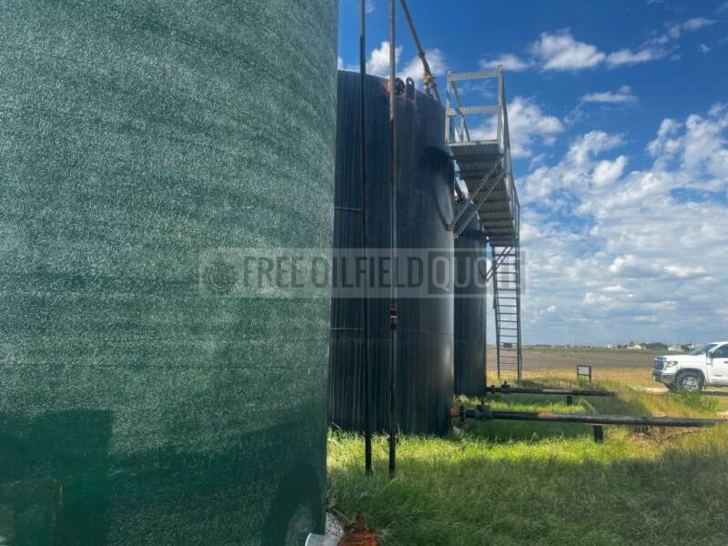 436 BBL Steel Production Tanks with Internal Gas Heater_2