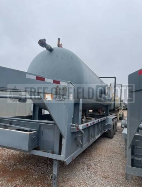 72in X 20ft 125psi 3 Phase Test Separator and Trailer (2)