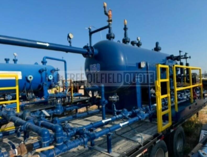 48 X 10 500PSI Trailer Mounted Test Separator