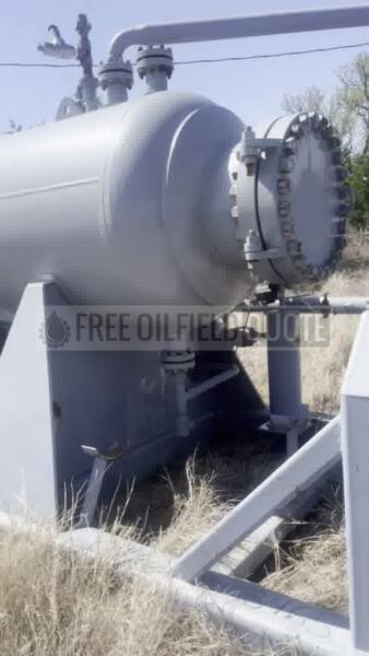 48in x 12ft 1000Psi Separator